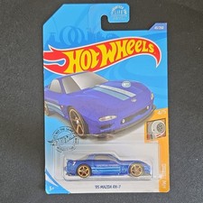 Hot Wheels HW Turbo 1995 Mazda RX-7 Blue 1:64 Diecast Unopened Box
