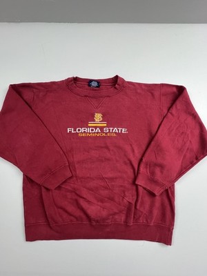 Vintage Florida State Seminoles Sweatshirt Mens Large Red NCAA Pro Player