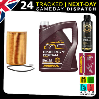 5W-30 5L ENGINE OIL & FILTER | FLUSH ADDITIVE | KIA CARENS CEED OPTIMA VENGA