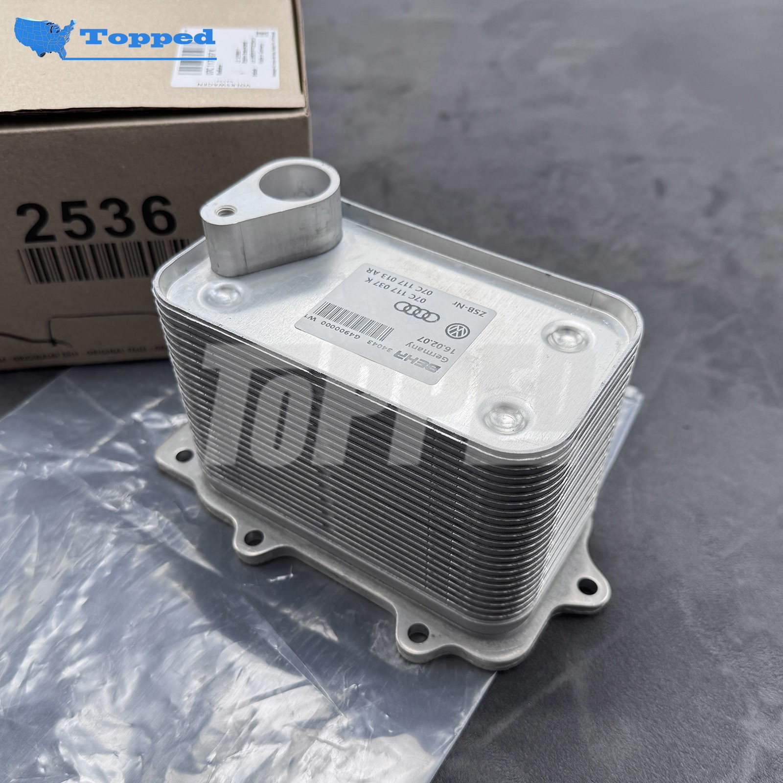 Engine Oil Cooler 07C117037K for Bentley Continental GT 03-10 Flying Spur 05-13