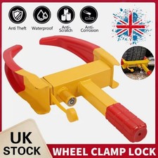 Heavy Duty Wheel Clamp Lock Anti Theft for Car Caravan Trailer Van