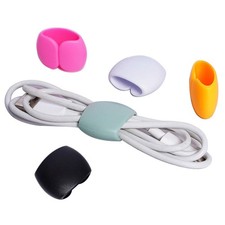 4Pcs Reusable Silicone Cord Organizer, Headphone Earphone Cable Organizer Cor...