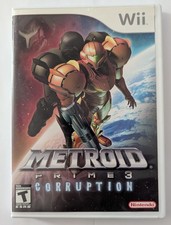Metroid Prime 3 Corruption Nintendo Wii VGC