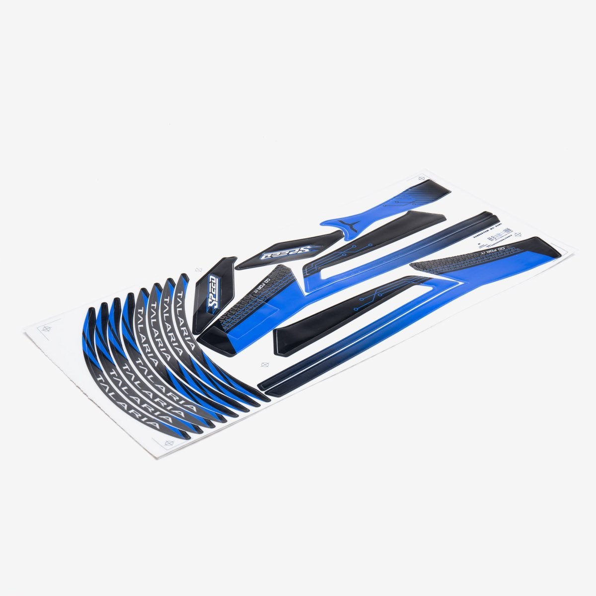 Motorcycle Talaria Graphic Kit Short Tail Blue STCKR280 STICKERS STICKER DECAL