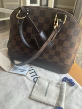 Louis Vuitton Damier Ebene Brown Small Satche...