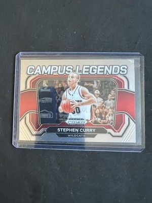 2024 Panini Prizm Draft Picks Campus Legends Stephen Curry #2 Davidson College 