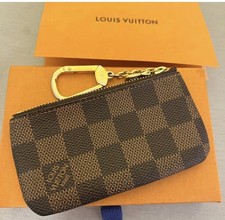 Louis Vuitton Monogram Key Pouch Pochette Cles M62650 With Box