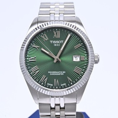 Tissot Ballade Automatic Chronometer Watch T156.408.11.093.00 39mm Green Dial