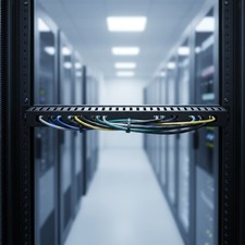 Horizontal Cable Management Duct for 19 Inch Rack, Easy Installation Included