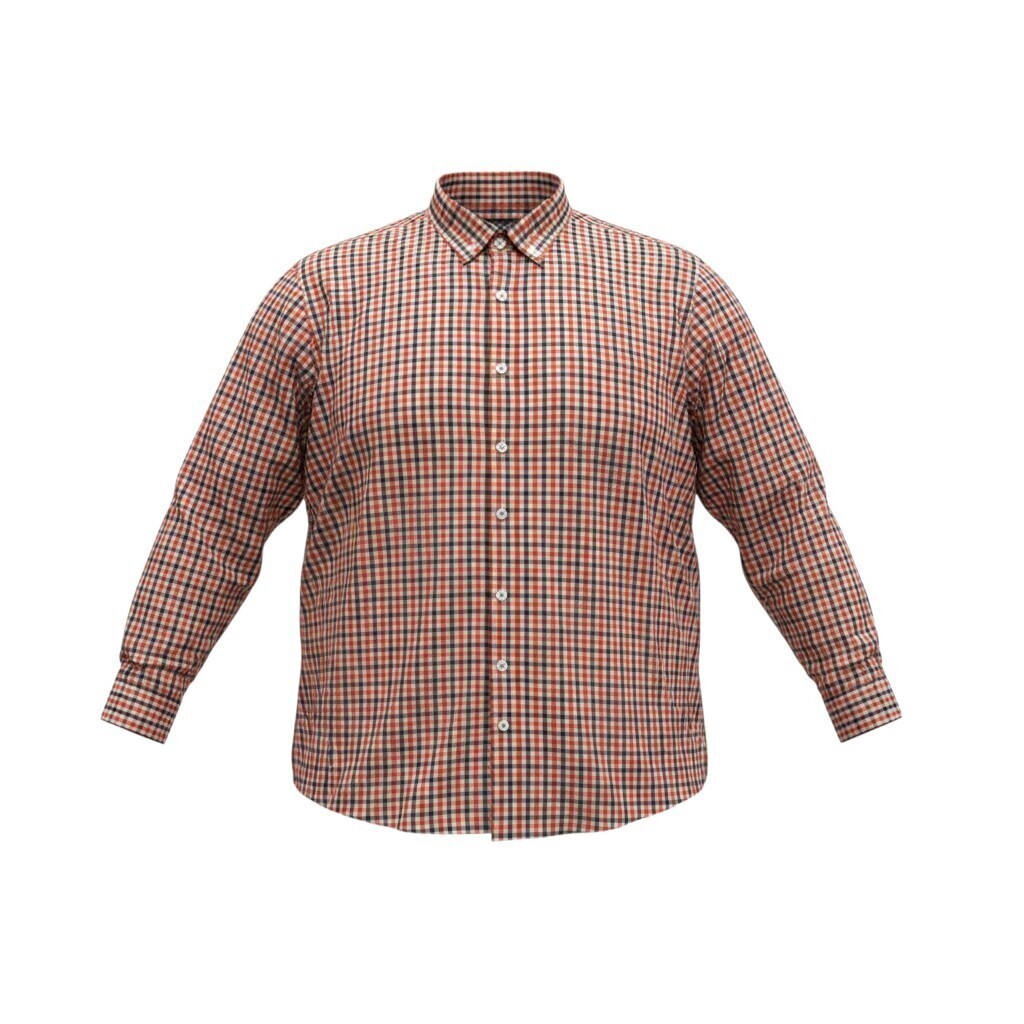 George Shirt Men's UK Size 3XL Checked Shirt long Sleeve Button Down