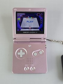Nintendo Gameboy Advance SP Pink AGS-101 RARE iQue Version WORKS PERFECT LOOK !!