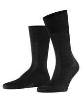 Herren Socken Falke Tiago M 39-40 Baumwolle Fil D'ecosse Grau Anthrazit 1 Paar