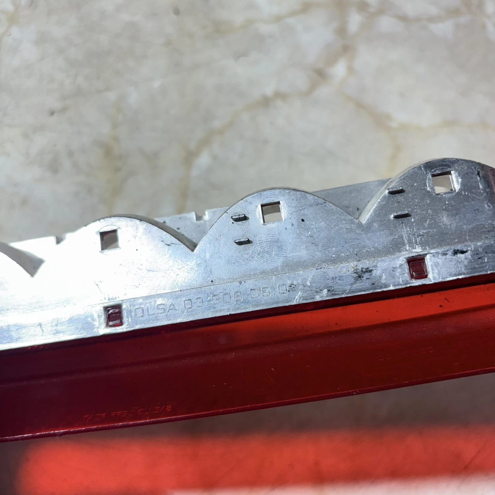 Actual Fiat Panda 169 high level brake light OLSA marking