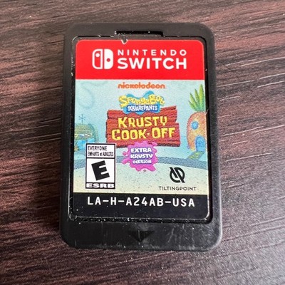 Nintendo Switch SpongeBob SquarePants Krusty Cook Off Extra Krusty Edition Game