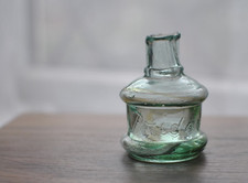 PRIDGE Aqua Glass Cotton Reel INK Bottle