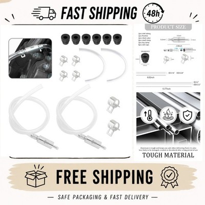 OFBAND Brake Bleeder Kit with Hoses & Check Valves for Cars & Motorbikes