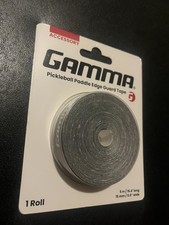 Gamma Pickleball Paddle Edge Guard Tape Roll - 5M Long - 15mm Wide - Black