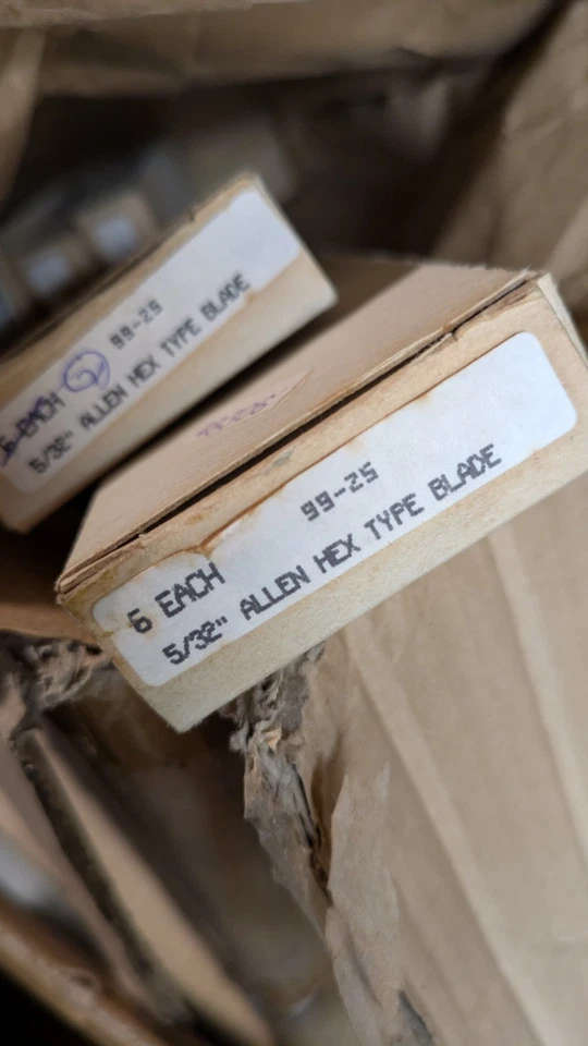 2 PACK XCELITE HEX ALLEN BLADE 5/32" PART 99-25  SERIES 99 , 9925 - Image 3 of 3