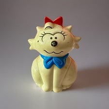 Vintage 80s Sonja Kitty Cat Girlfriend Friction Powered Push Toy Heathcliff