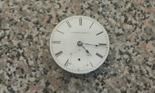 c. 1883 18s Elgin pocket watch mvt grade 6, 7 jewels, runs