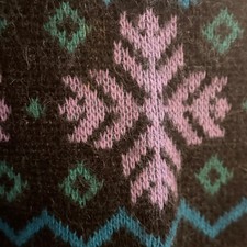 lafoss Icewool Iceland Wool Sweater Nordic Fair Isle Made Iceland M Vtg