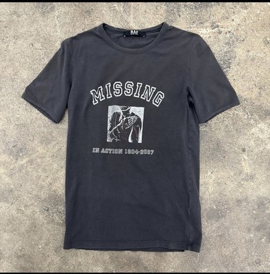 Raf by Raf Simons SS07 Missing Action T Shirt Men's | eBay