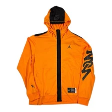 Rare Jordan x Zion x Naruto Hoodie Size Large Black/Orange Peel DO6595-011 NWT