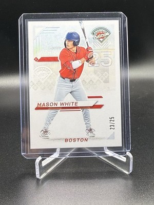 2025 Panini Prospects Mason White Boston Red Sox SP RC 22/25