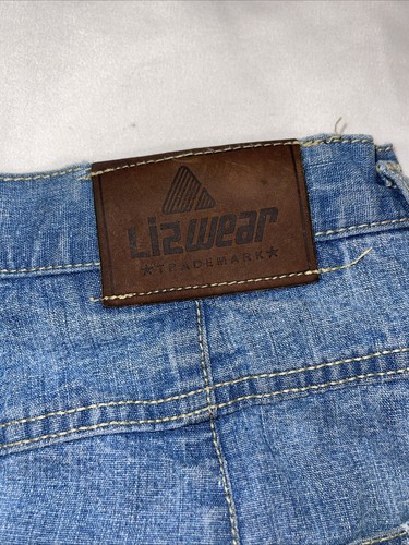 Jupe en jean bleu vintage Liz Claiborne Lizwear maxi fabriquée aux États-Unis par l'Union taille 10 - Photo 12/16