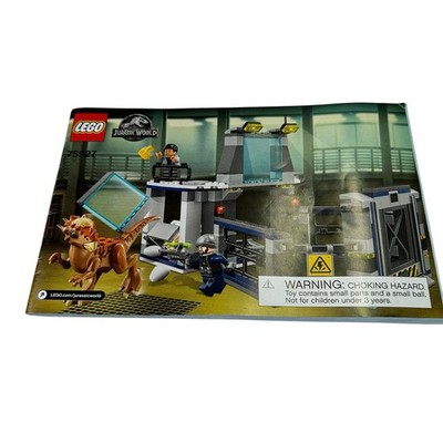 Lego Jurassic World Stygimoloch Breakout 75927 Complete w