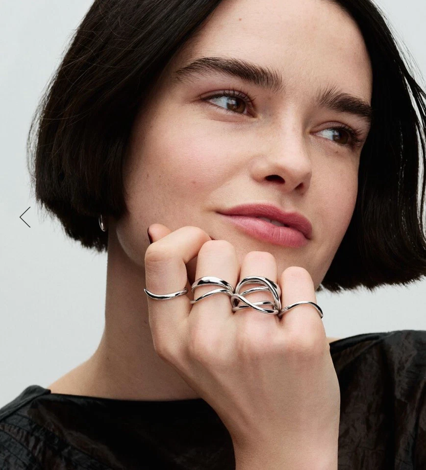 PANDORA Anello Infinito Linea Sinuosa argento S925 ALE - Immagine 4 di 4