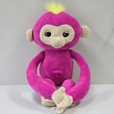 Fingerlings Hugs Baby Monkey Boris Interactive Plush Softies Stuffed Animal 16  