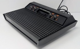 Atari 2600 Vader Black Console Bundle w/ 12 Games - Asteroids, Pac-Man, & More!