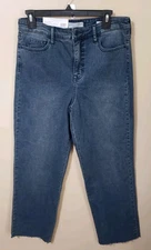New Social Standard by Sanctuary Women's Size 10 Jean High Rise Crop Straight 