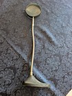 1950s MCM Gooseneck Standing Magnifying Glass Cast Iron Base Made In USA — photo 3