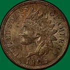 1905 Red Brown Indian Head Cent Uncirculated UNC Coin #39394
