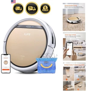 Robot Aspirateur et Mop Combo avec l'application Wi-Fi Alexa Slim Calme Animaux Nettoyeurs de cheveux
