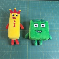 2 2023 Numberblocks Three Four Plush Playful Pals Number 3 4 Hand 2 Mind Plushie