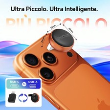 Mini Ultra 3 Adattatore Wireless CarPlay e Android Auto Plug And Play 10S Auto - Miniatura 4