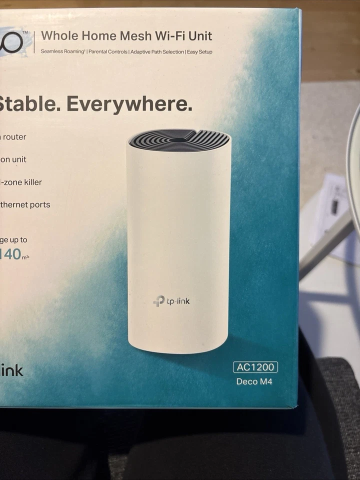 TP-LINK Deco E4 Whole-Home Mesh Wi-Fi System, AC1200 1 Pack - New Opened Box - Image 2 of 4