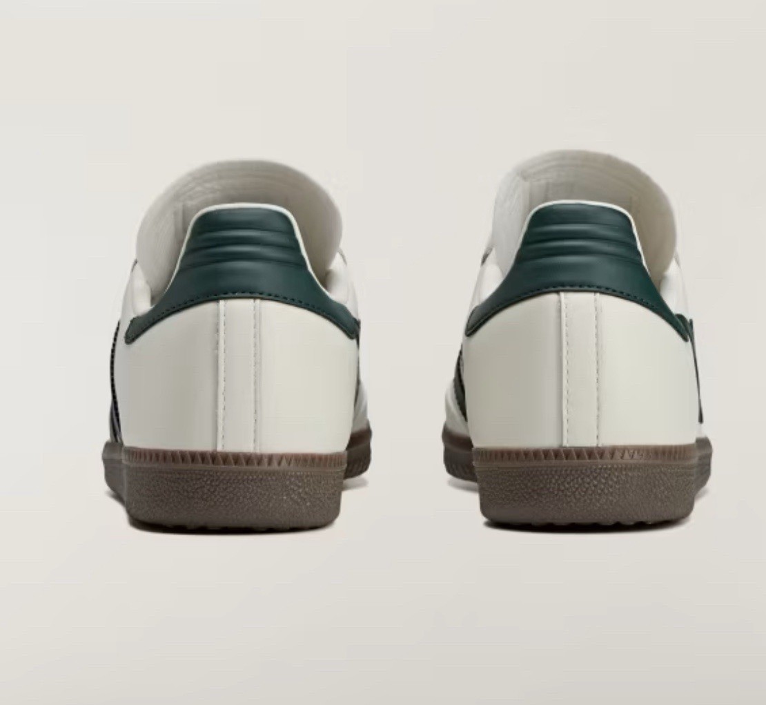 Adidas Originals x BAPE Samba (Off White/Shadow Green/Gum) Men's Shoes KJ8852 thumbnail 3