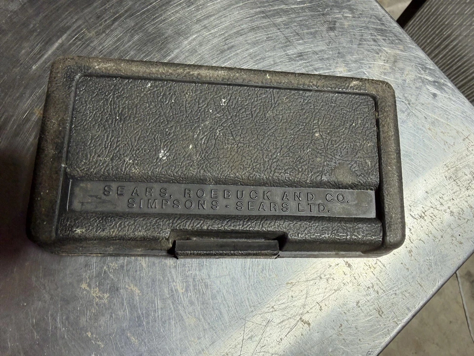 (13)pc Sears Craftsman USA 1/4” SAE Socket Set Rare Permanex Case Ratchet V & VV - Image 3 of 4