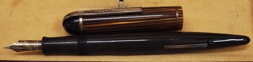 PLUMA ESTILOGRÁFICA EVERSHARP SKYLINE DE COLECCIÓN EN ESTUCHE ORO 14K SIN PROBAR - Imagen 4 de 5