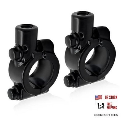 2PCS Motorcycle Mirrors Mounts, 7/8'' Handlebar Mirror Mount Clamp Adaptor 8 mm