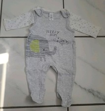 Babyclub Baby Strampler Elefant mit Oberteil Sterne Größe 62