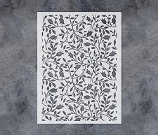 GSS Designs Large Vine Leaf Stencils 12x16Inch Reusable Flower Vine 12" x 16"