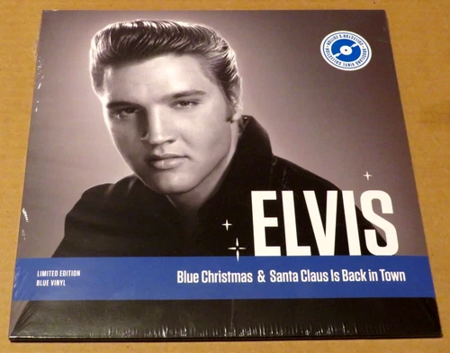 Elvis Presley "Graceland Exclusive" 10" Vinyl "Blue Christmas" BLUE Vinyl SEALED