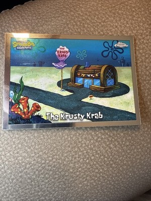 2025 Topps Chrome SpongeBob #45 - 25th Anniversary - The Krusty Krab