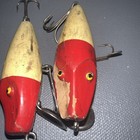 TWO Vintage Paw Paw 9100 Runt Red Head White Wood 1940’s-1950’s — photo 5