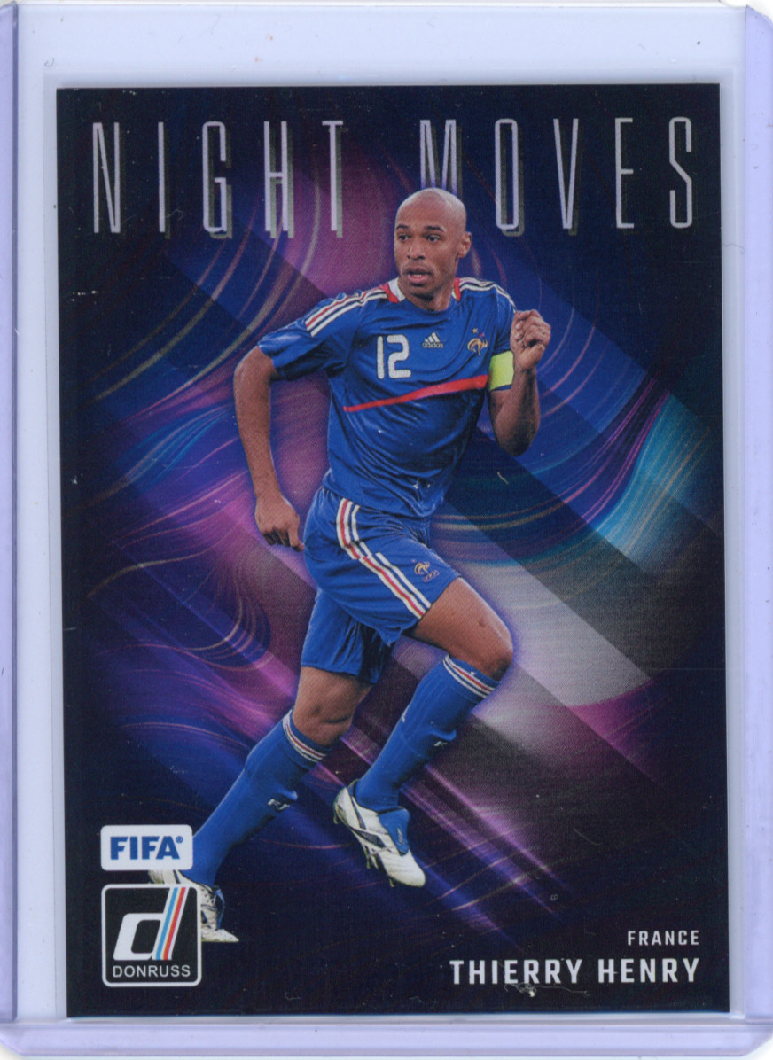 Thierry Henry #22 (Soccer Cards 2024 Panini Donruss Night Moves) — is it worth grading?